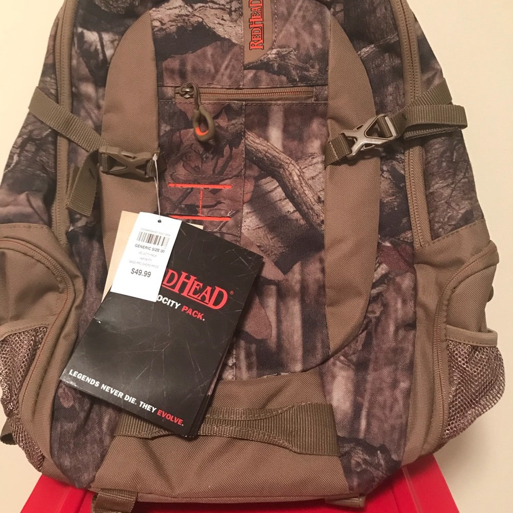 Red Head Velocity Backpack, Mossy Oak Brand Camo